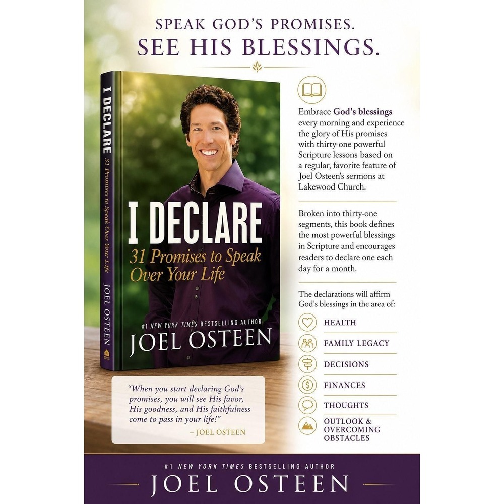 I Declare: 31 Promises to Speak Over Your Life by Joel Osteen